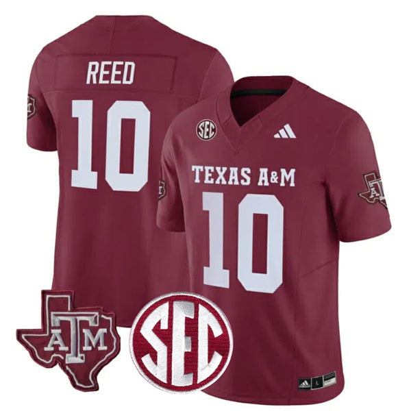 Marcel Reed Texas A&M Aggies Football Home Jersey Maroon