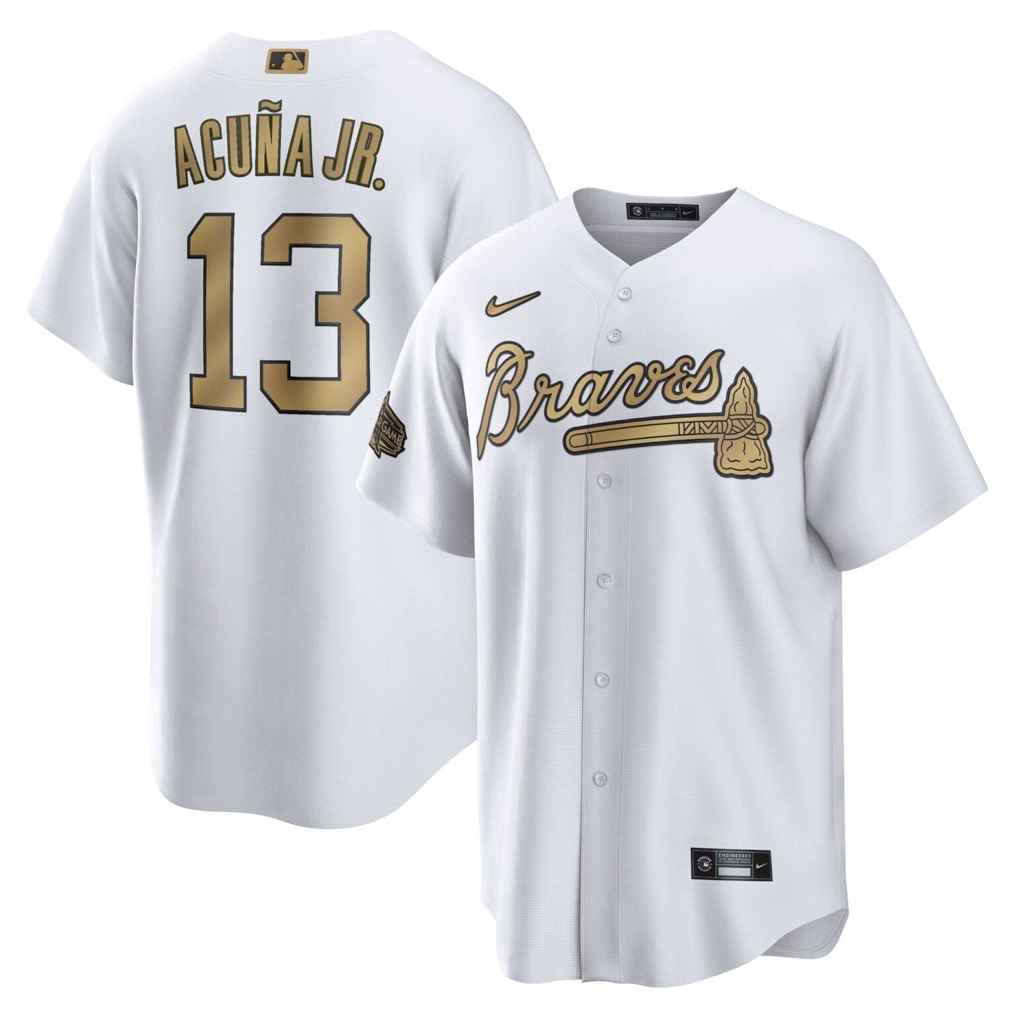 Ronald Acuna Jr Atlanta Braves 2022 All-Star Jersey White