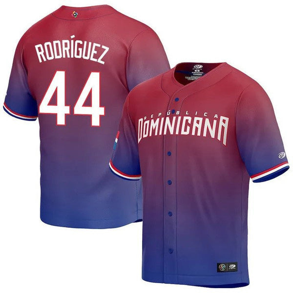 Julio Rodrguez Dominican Baseball Seattle Mariners World Baseball Classic Jersey Red