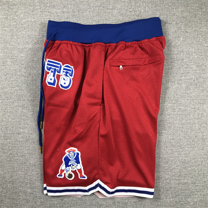Men's New England Patriots Red Pocket Shorts