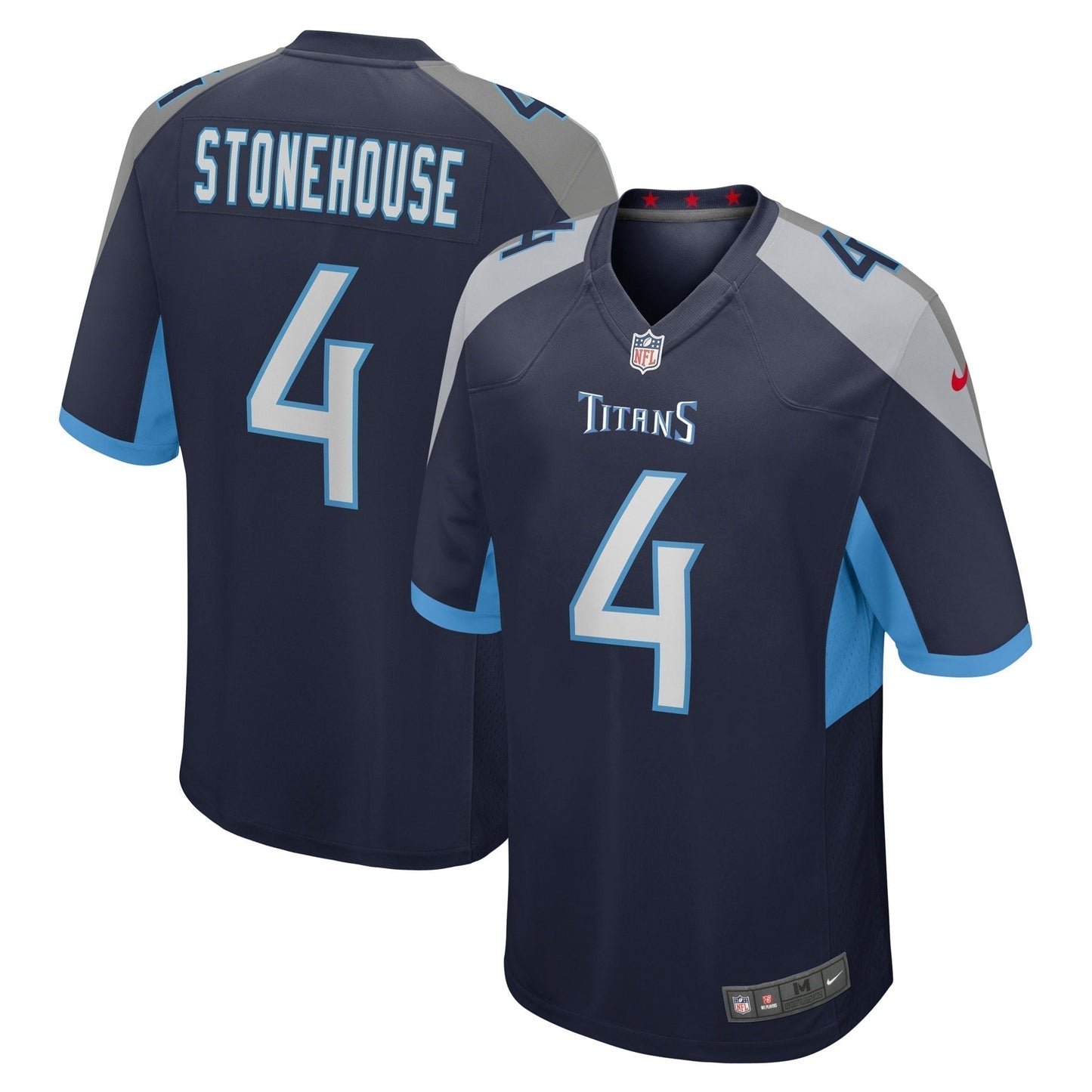 Ryan Stonehouse Tennessee Titans  Game   Jersey - Navy