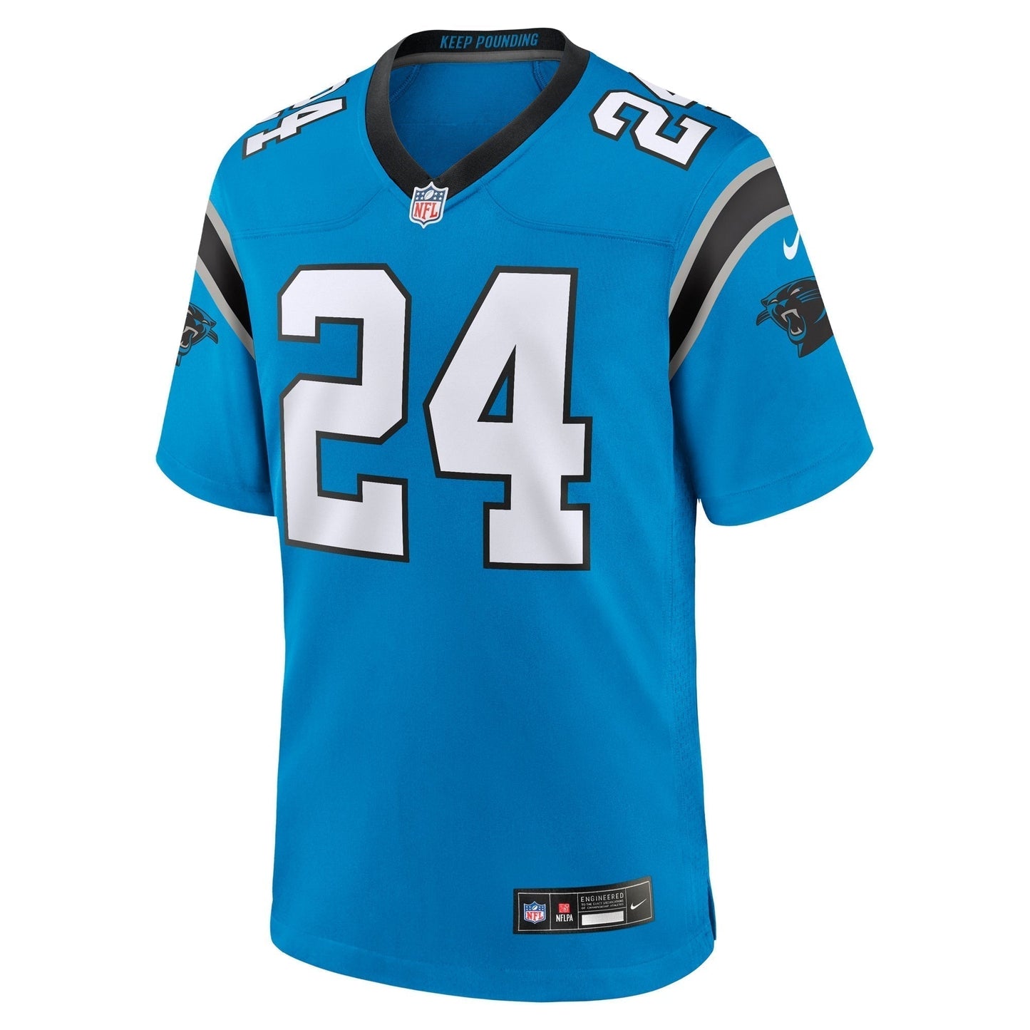 Jonathon Brooks Carolina Panthers  2024 NFL Draft Alternate Game   Jersey - Blue