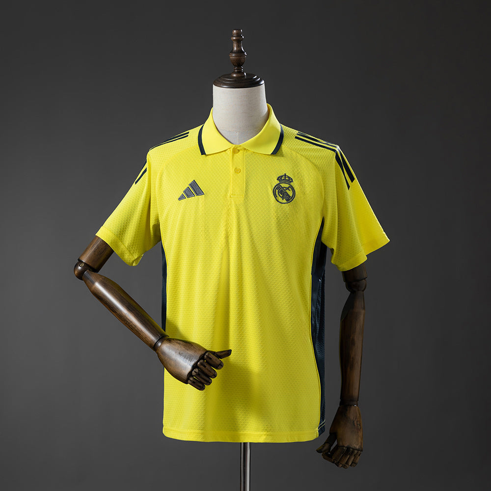 Real Madrid 25/26 Polo Jersey - Yellow