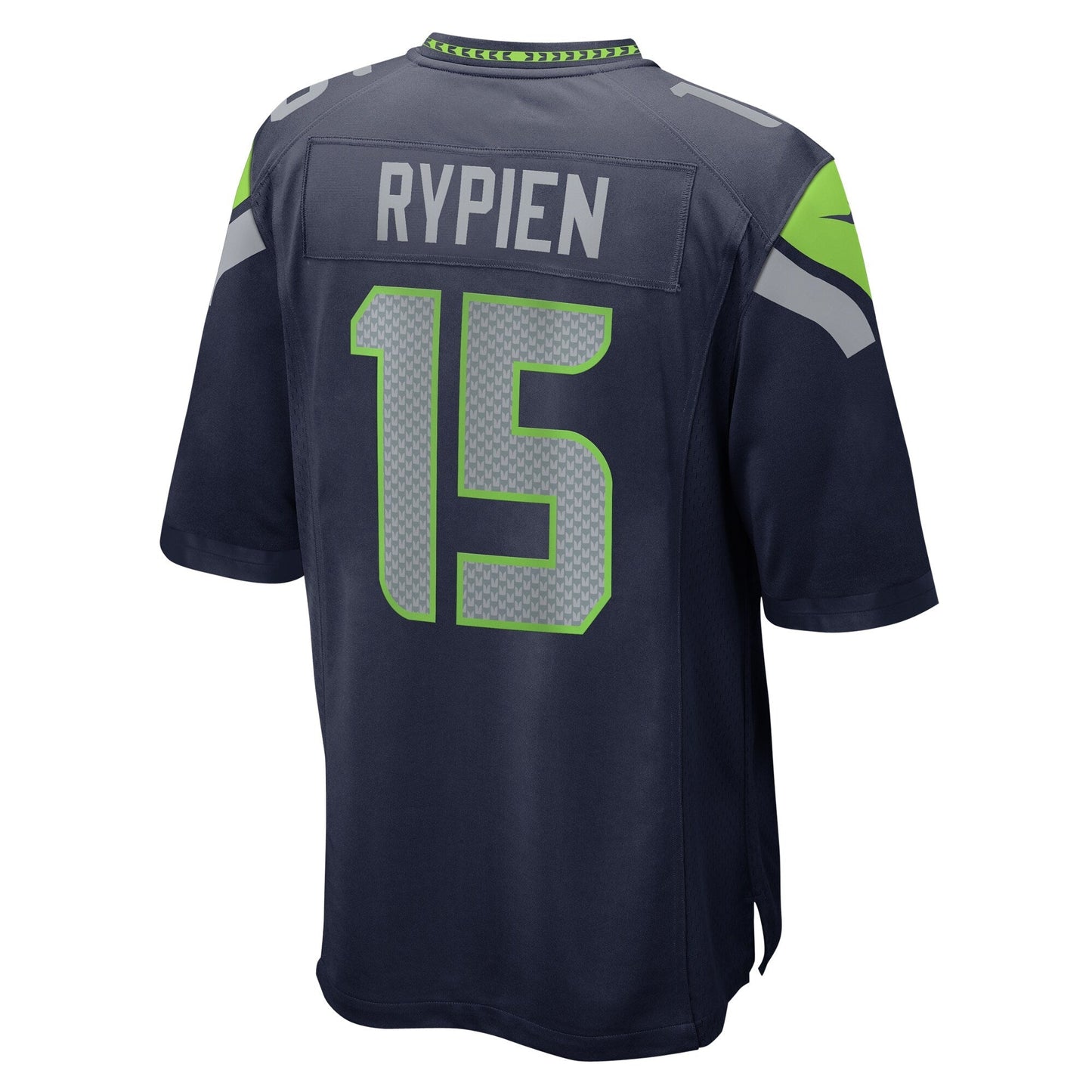 Brett Rypien Seattle Seahawks  Team Game Jersey - College Navy