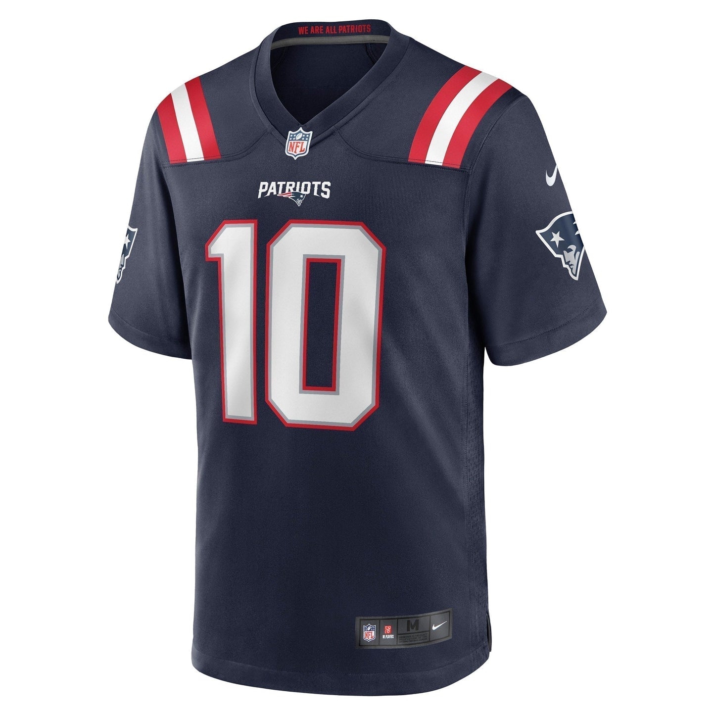 Mac Jones New England Patriots    Game Jersey - Navy