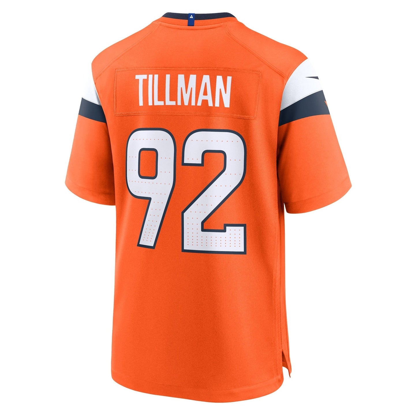Denver Broncos Dondrea Tillman Orange Team Game Jersey