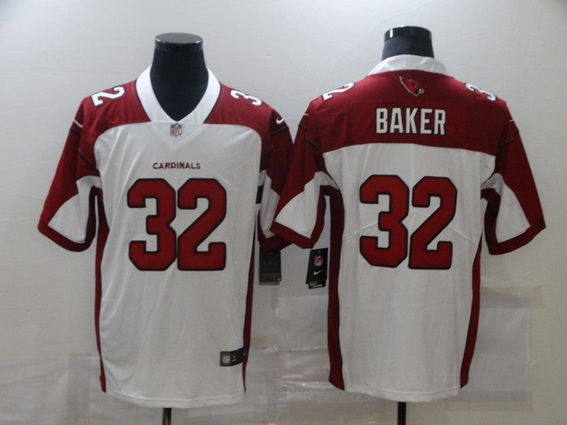 Men's Arizona Cardinals Budda Baker #32 White Game Player Jersey1