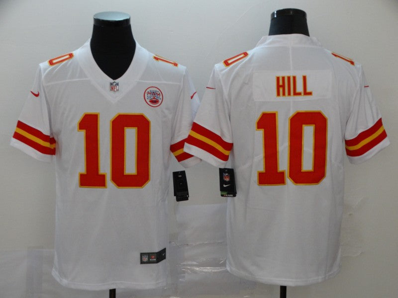 Men's Kansas City Chiefs Tyreek Hill White Away Game Player Jersey