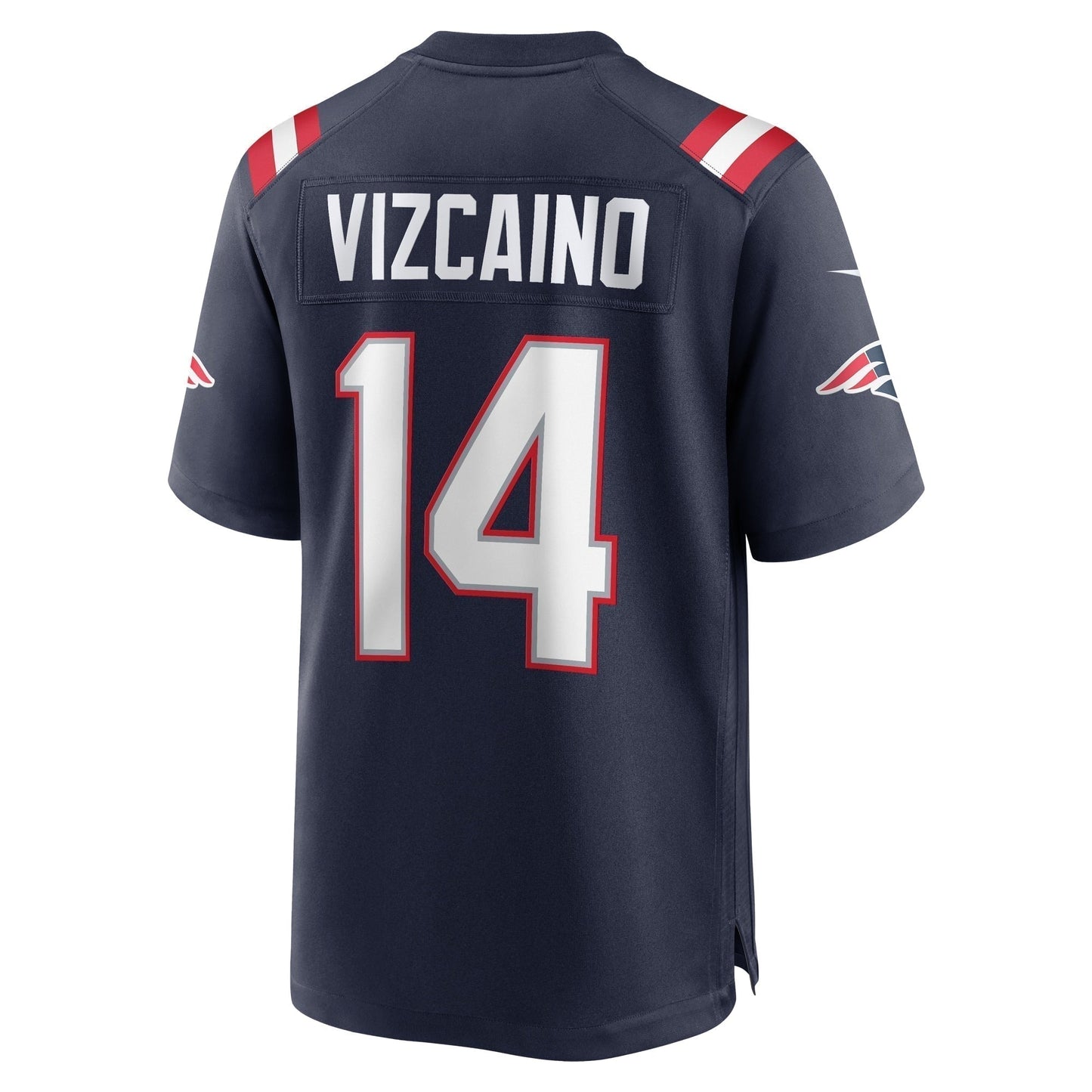 Tristan Vizcaino New England Patriots  Home Game   Jersey - Navy