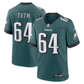 Brett Toth Philadelphia Eagles   Game Jersey - Midnight Green