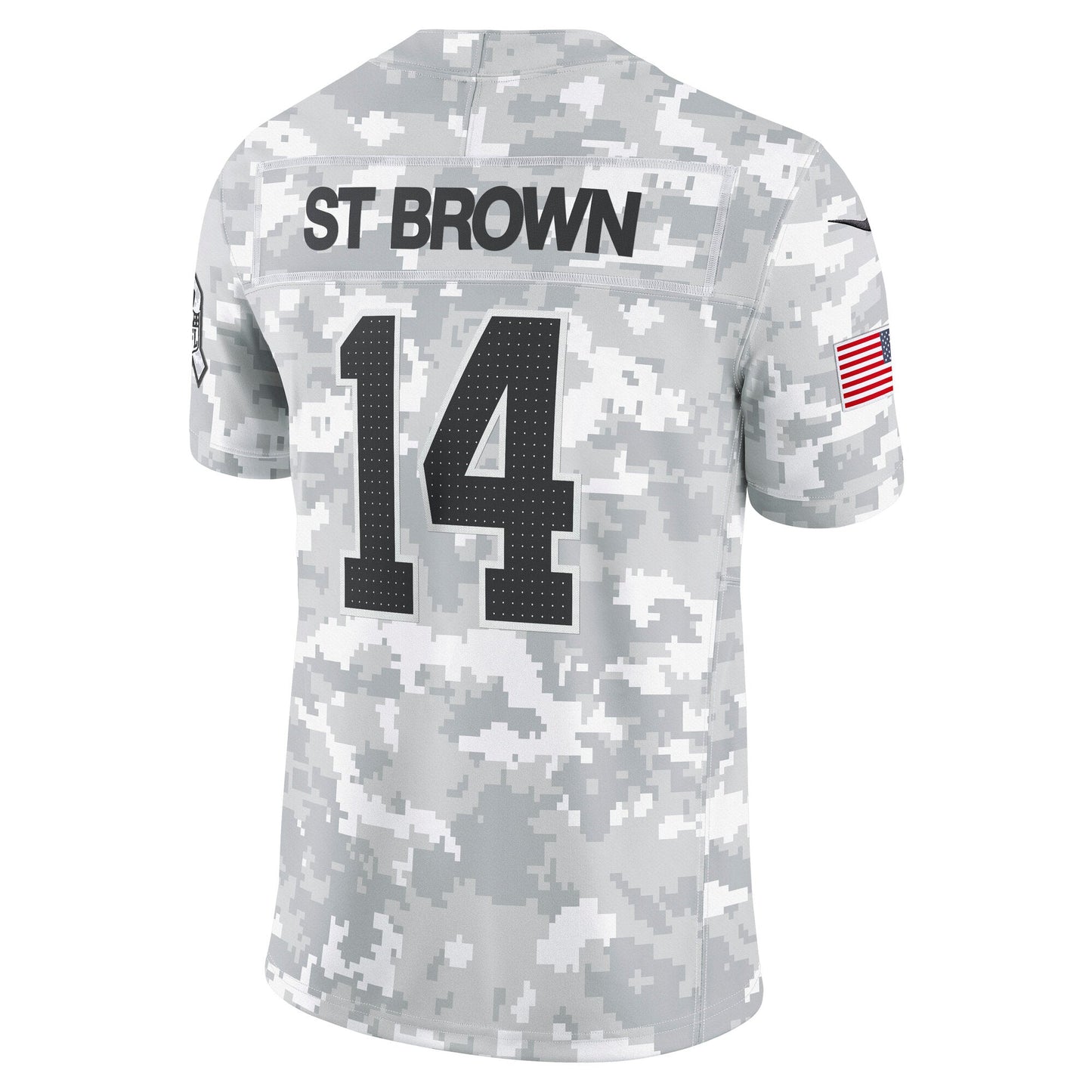 Amon-Ra St. Brown Detroit Lions  2024 Salute to Service Limited Jersey - Arctic Camo