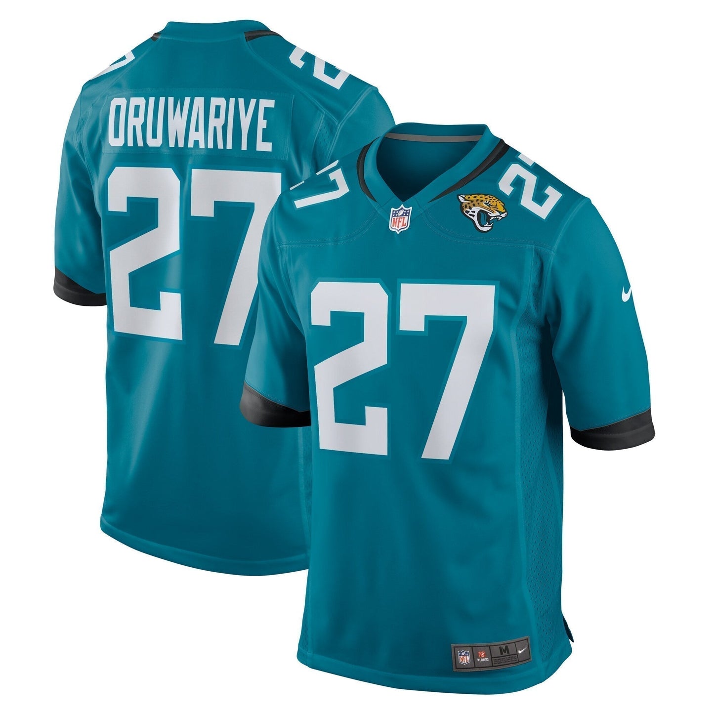 Amani Oruwariye Jacksonville Jaguars   Game Jersey -  Teal