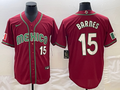 Men's 2023 World Baseball Classic #15 Austin Barnes Mexico Red Jersey1