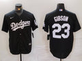 Men's Los Angeles Dodgers Kirk Gibson Black Replica Player Jersey
