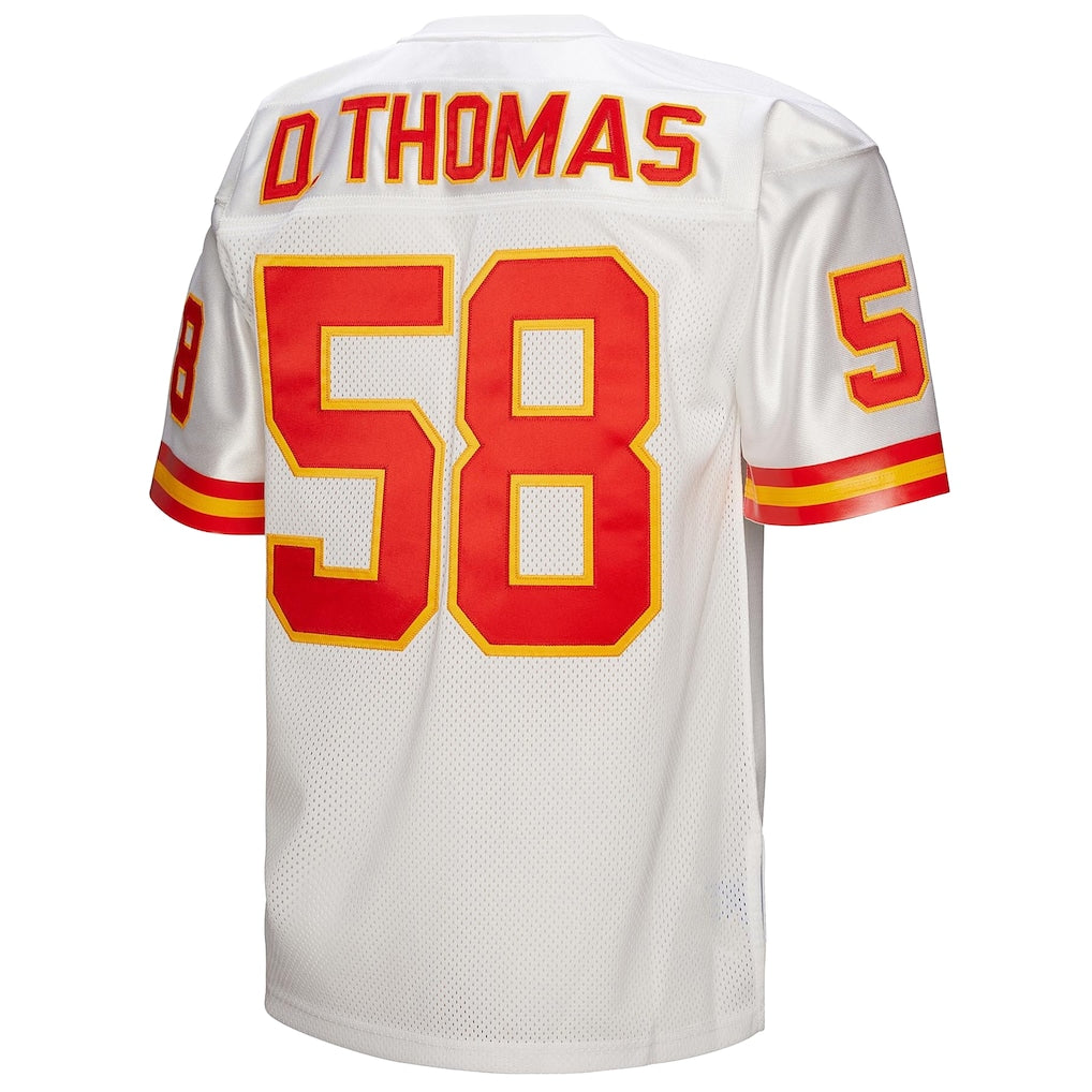 KC.Chiefs #58 Derrick Thomas 1994  White Authentic Throwback Retired Player Jersey
