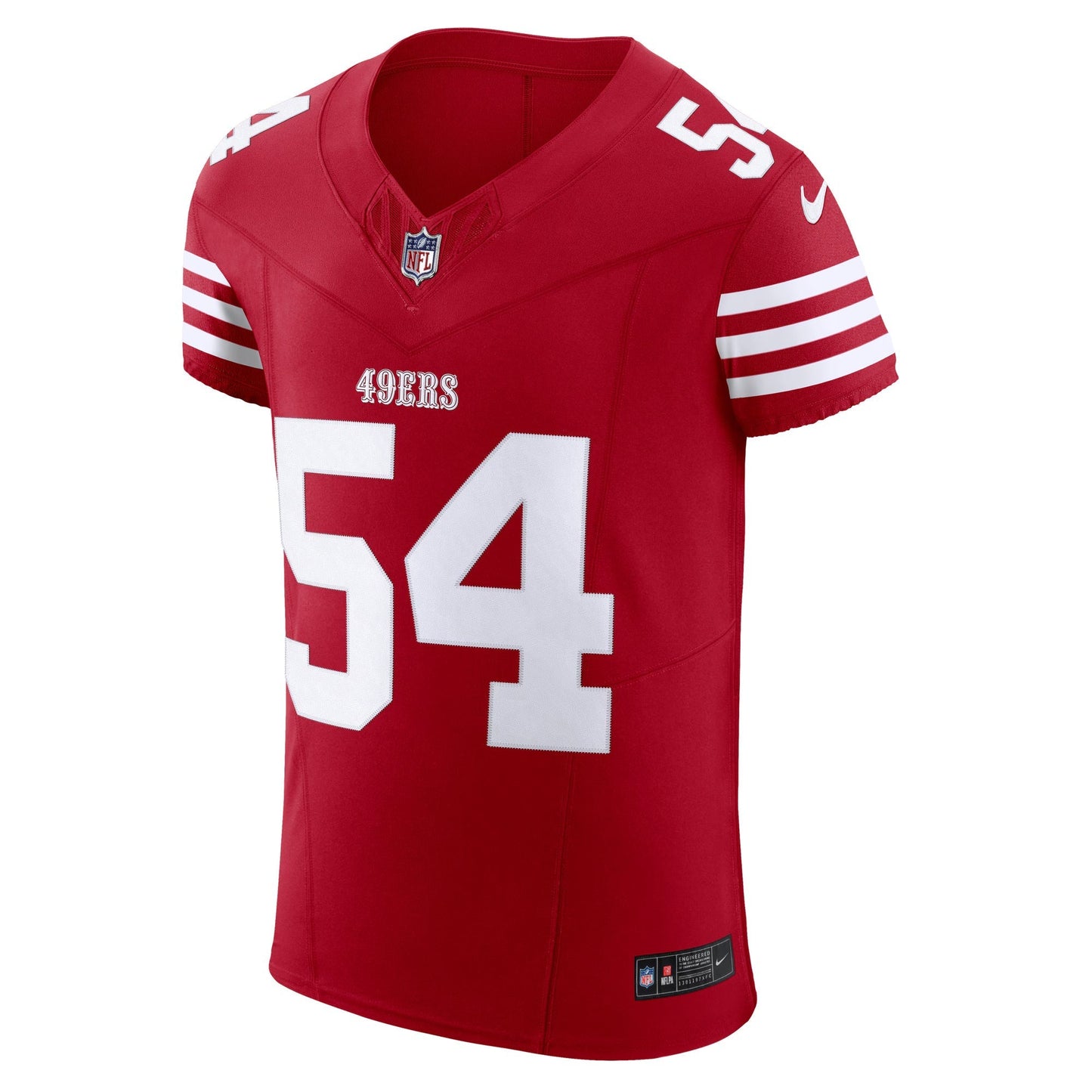San Francisco 49ers Fred Warner Scarlet Vapor F.U.S.E. Elite Jersey