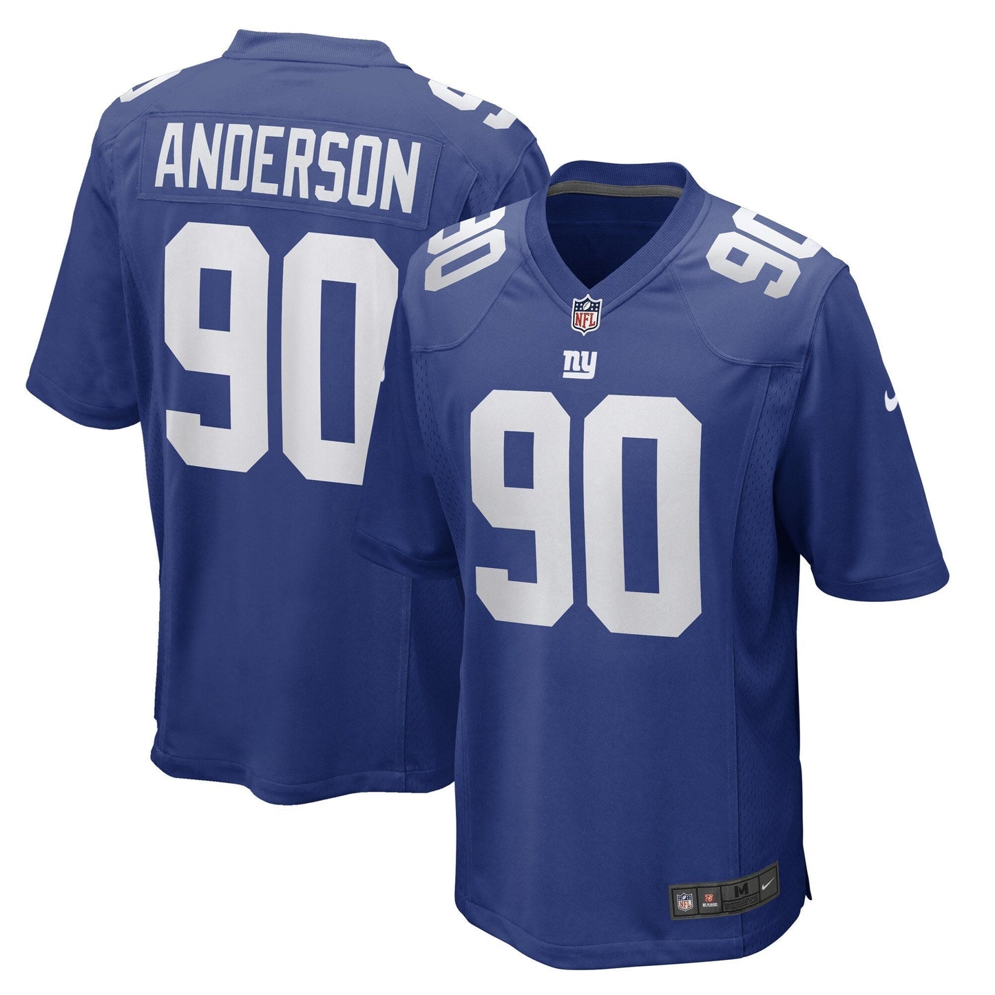 Ryder Anderson New York Giants  Game   Jersey - Royal
