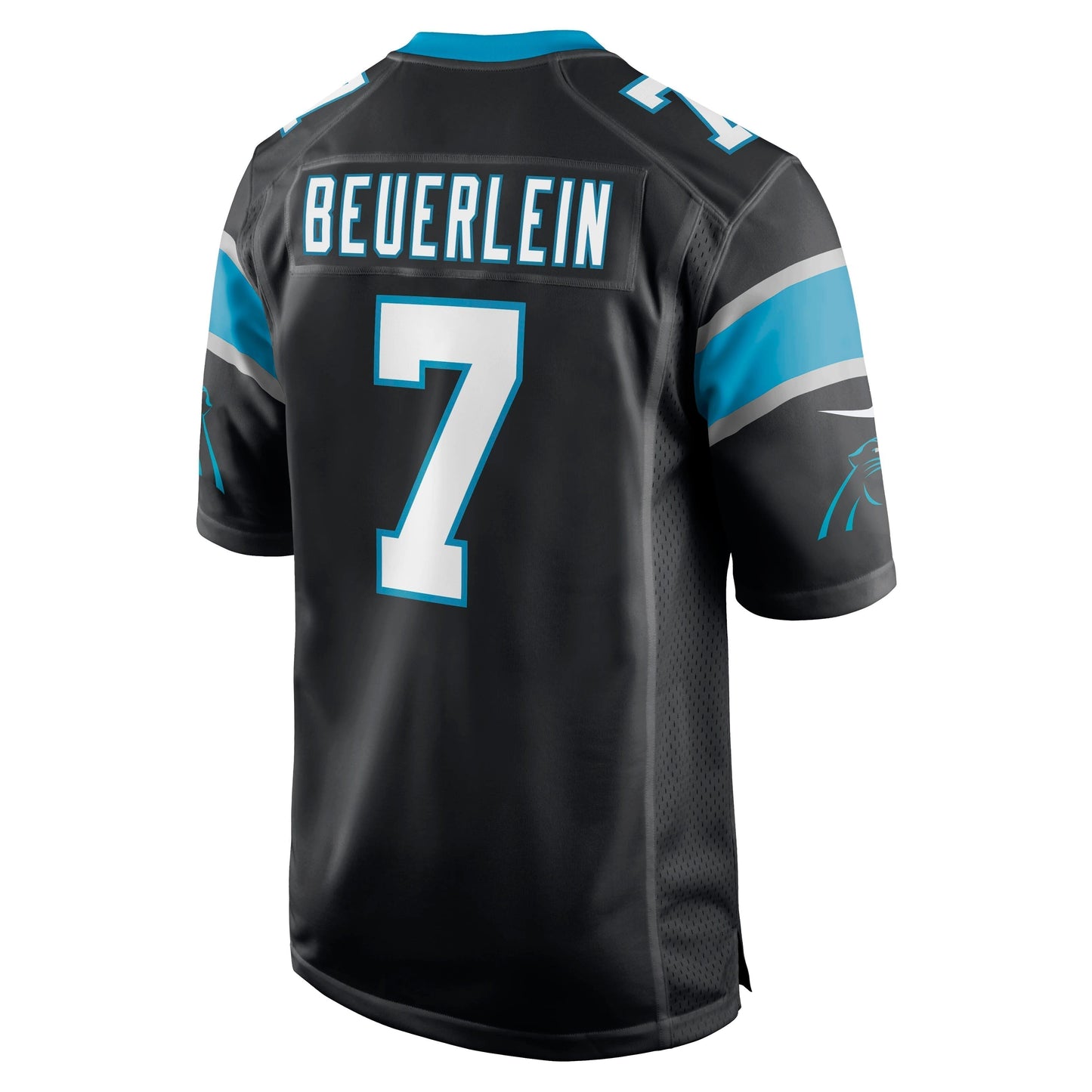 Steve Beuerlein Carolina Panthers  Retired   Jersey - Black