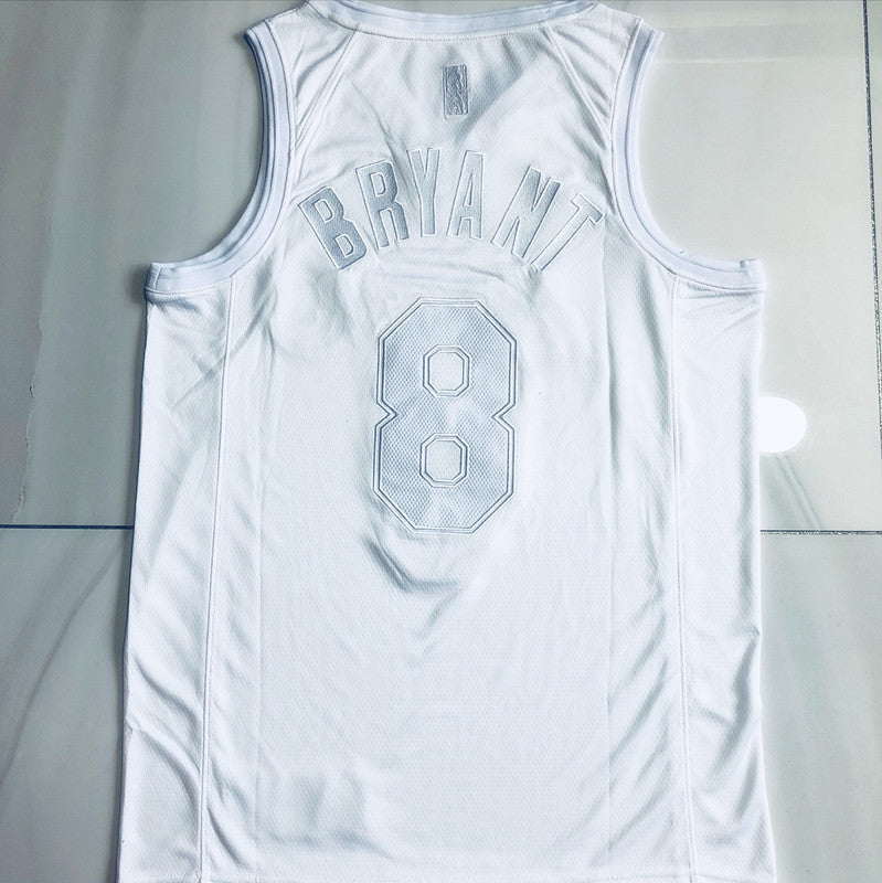 Kobe Bryant's all white #8 jersey