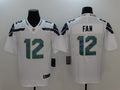 Men's Seattle Seahawks 12th Fan White Game Team Jersey1