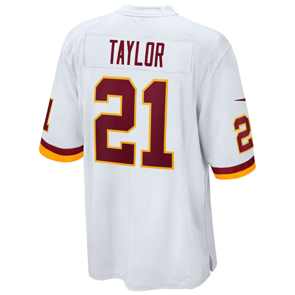 W.Commanders#21 Sean TaylorWhite Retired Player Team Game Jersey