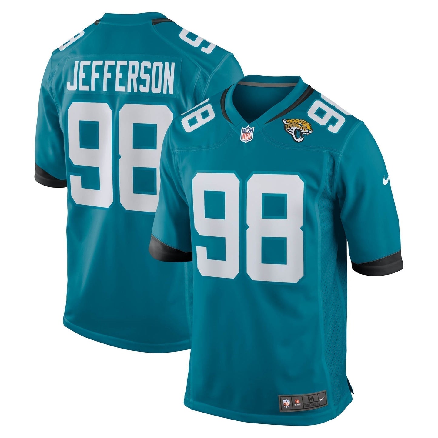 Jordan Jefferson Jacksonville Jaguars  Team Game Jersey -  Teal