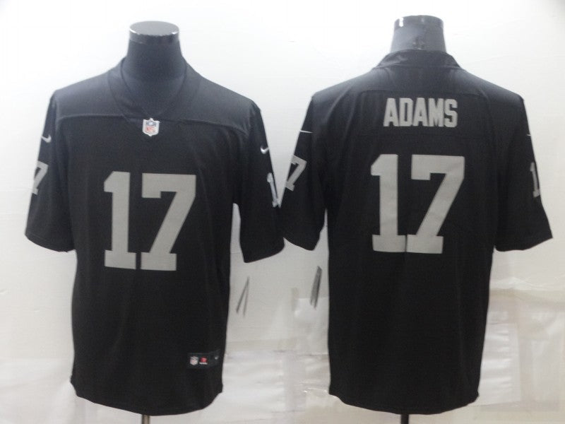 Men's Las Vegas Raiders Davante Adams Black Game Player Jersey
