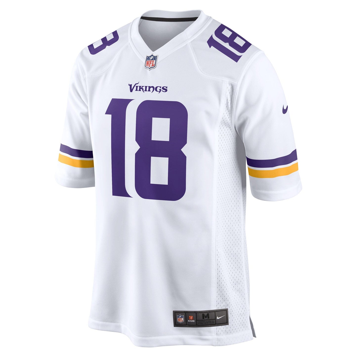 Justin Jefferson Minnesota Vikings  Game   Jersey - WhiteYOUTH