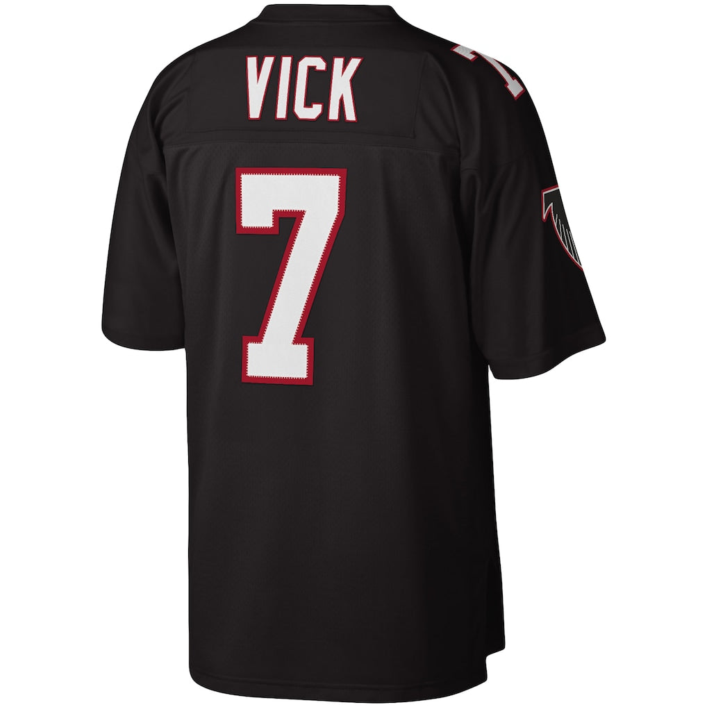 A.Falcons #7 Michael Vick  Black Legacy Replica Jersey