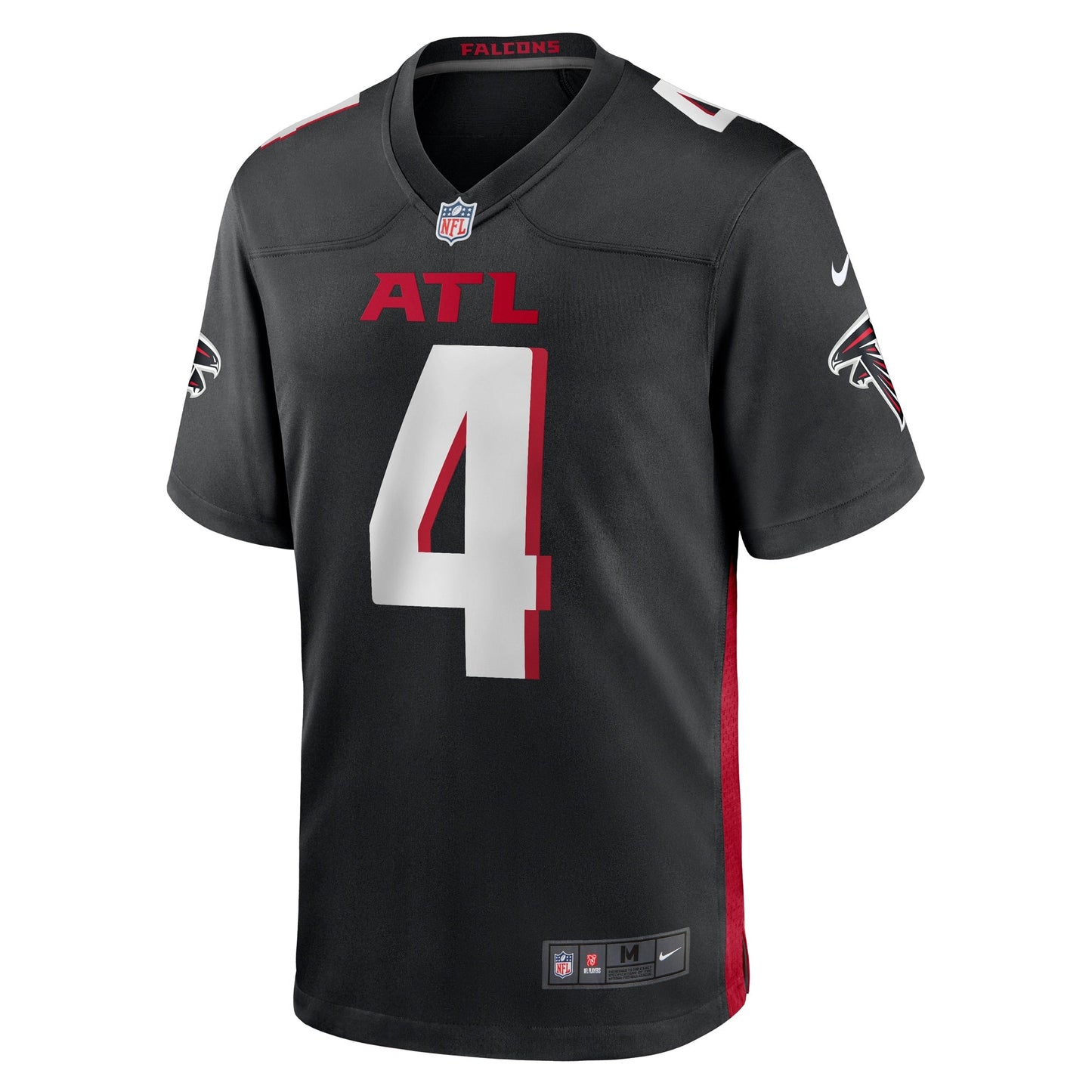 Taylor Heinicke Atlanta Falcons  Game   Jersey - Black
