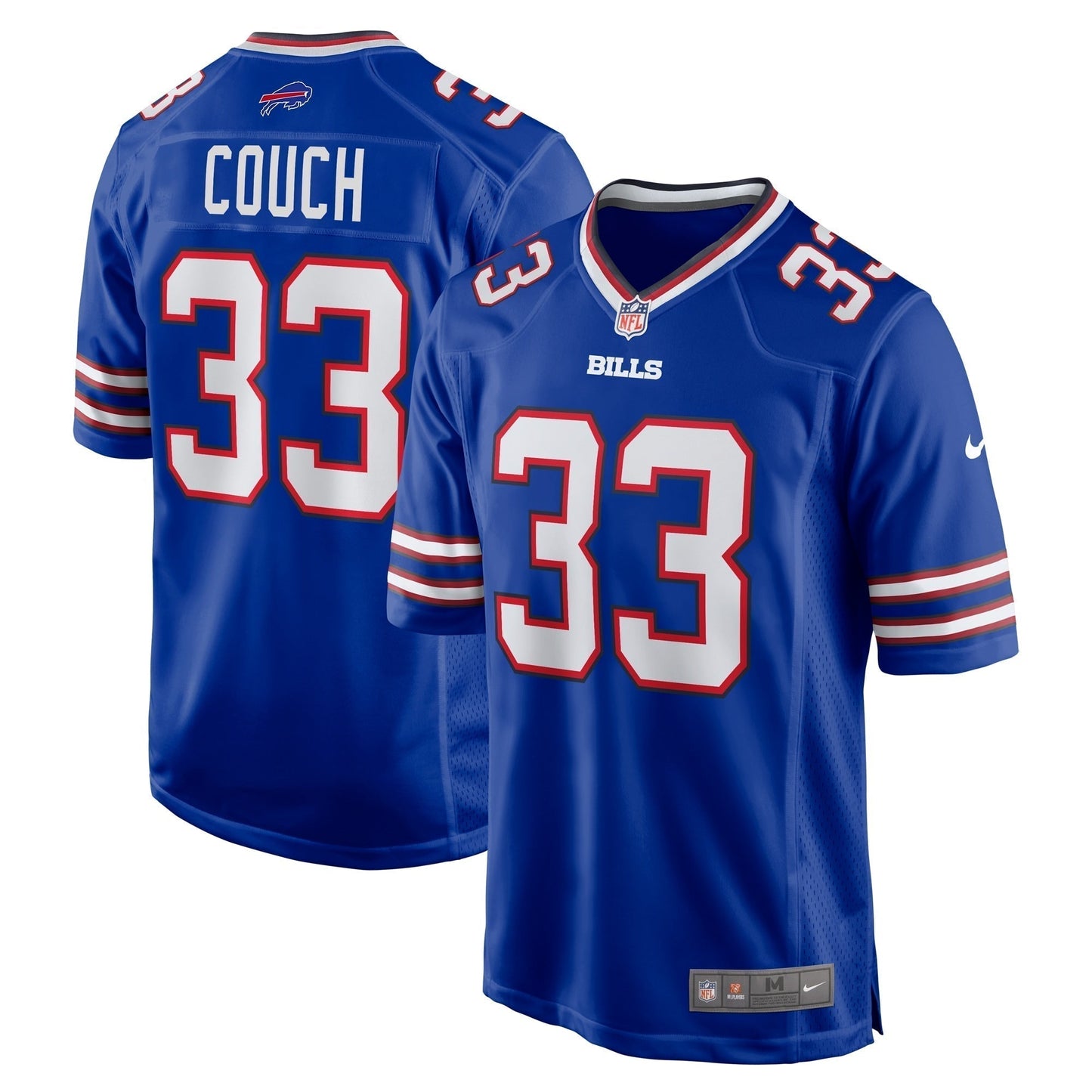 Te'Cory Couch Buffalo Bills  Game Jersey -  Royal
