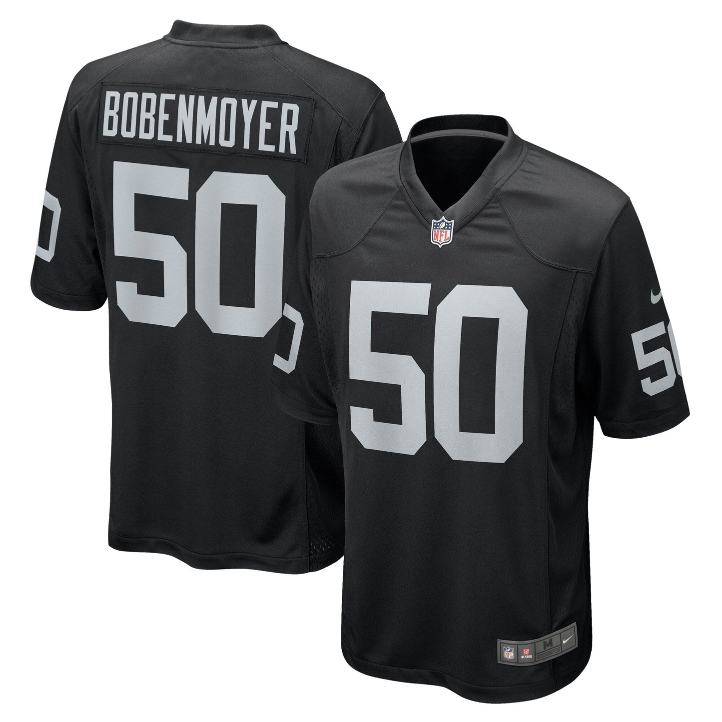 Jacob Bobenmoyer Las Vegas Raiders  Game   Jersey - Black