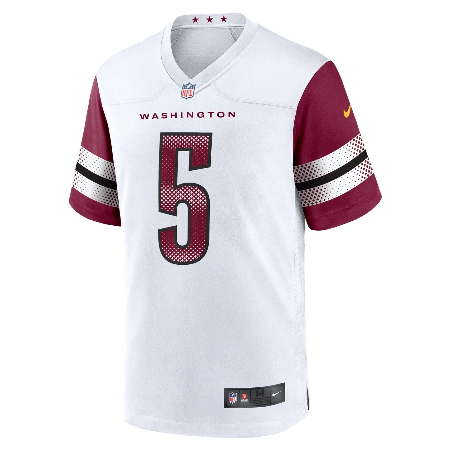 Jayden Daniels Washington Commanders     Game Jersey - White
