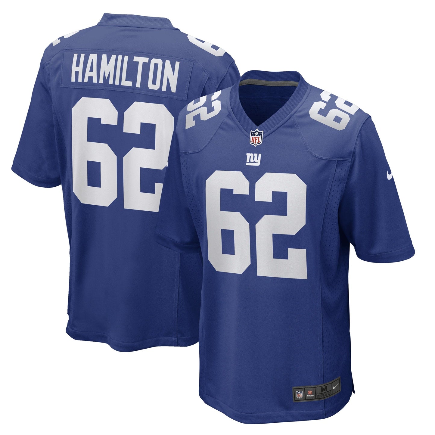 Devery Hamilton New York Giants  Game   Jersey - Royal