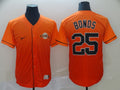 Men's San Francisco Giants Barry Bonds Orange Stitched Jersey