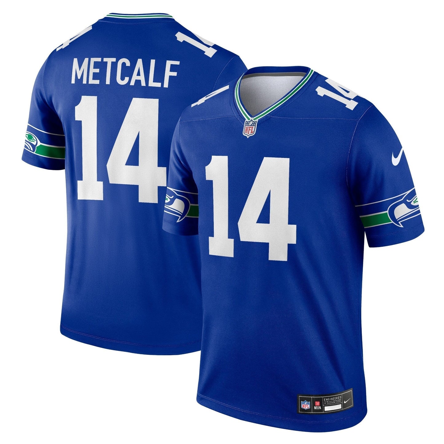 DK Metcalf Seattle Seahawks  Throwback Legend   Jersey - Royal