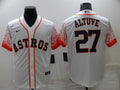 Men's Houston Astros Jose Altuve White Alternate Game Jersey