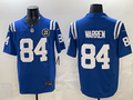Men's Indianapolis Colts Tyler Warren #84 Royal Game Jersey