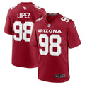 Roy Lopez Arizona Cardinals  Team Game Jersey -  Cardinal