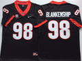 Men's Georgia Bulldogs Rodrigo Blankenship Black Player Game Jersey