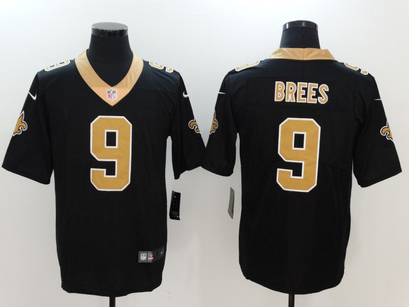 Men's New Orleans Saints Drew Brees Black Team Jersey