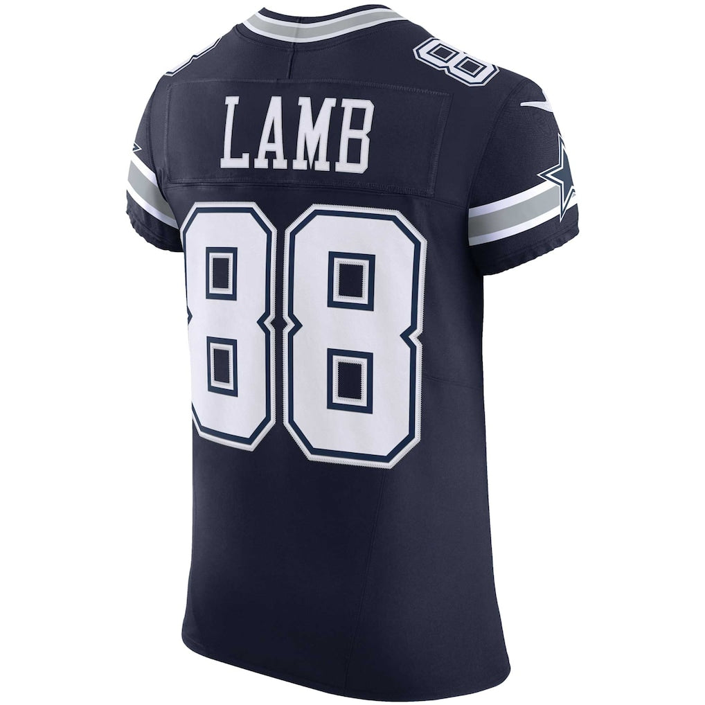 D.Cowboys #88 CeeDee Lamb Navy Vapor F.U.S.E. Elite Jersey