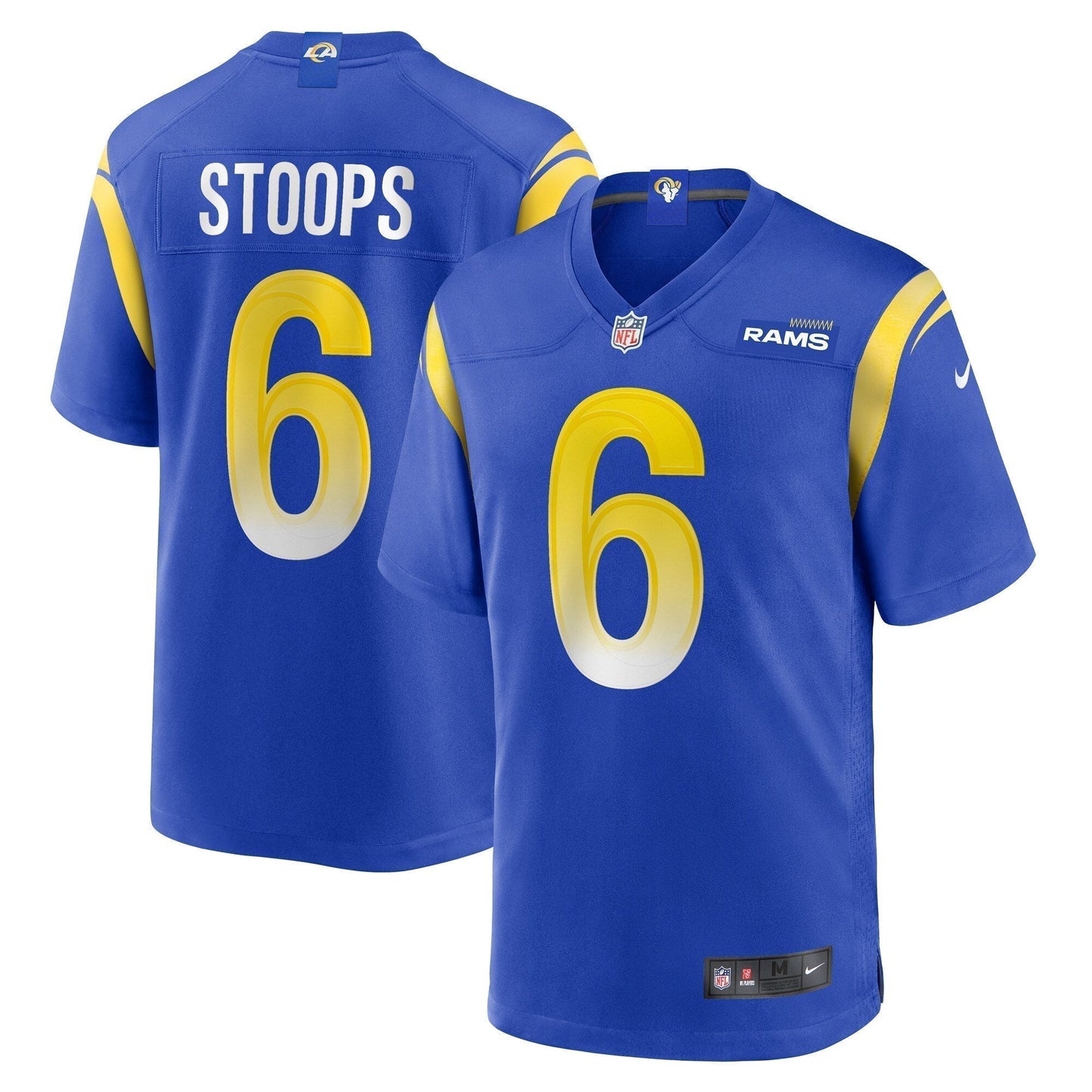 Drake Stoops Los Angeles Rams  Game Jersey -  Royal