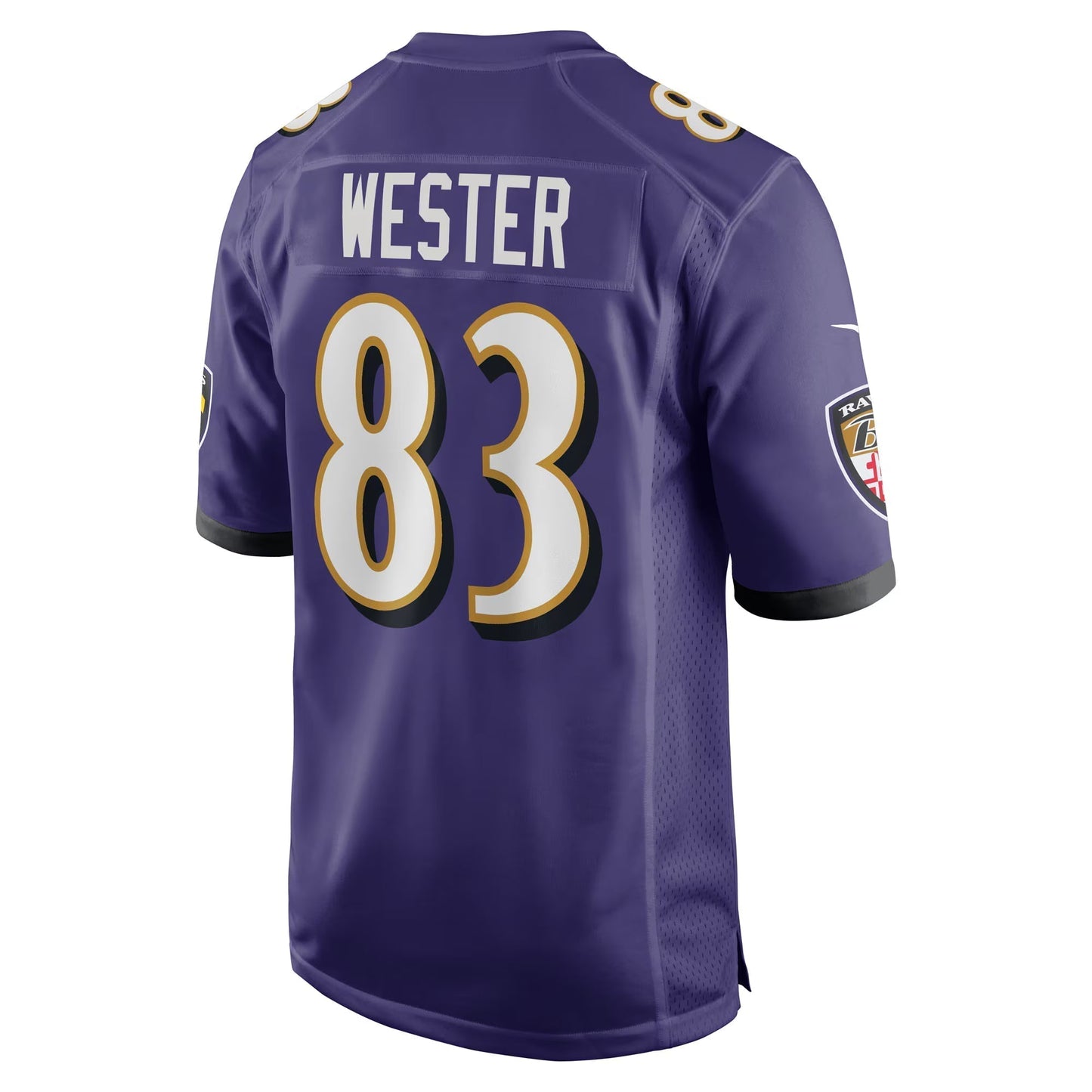 Baltimore Ravens LaJohntay Wester Purple Team Game Jersey