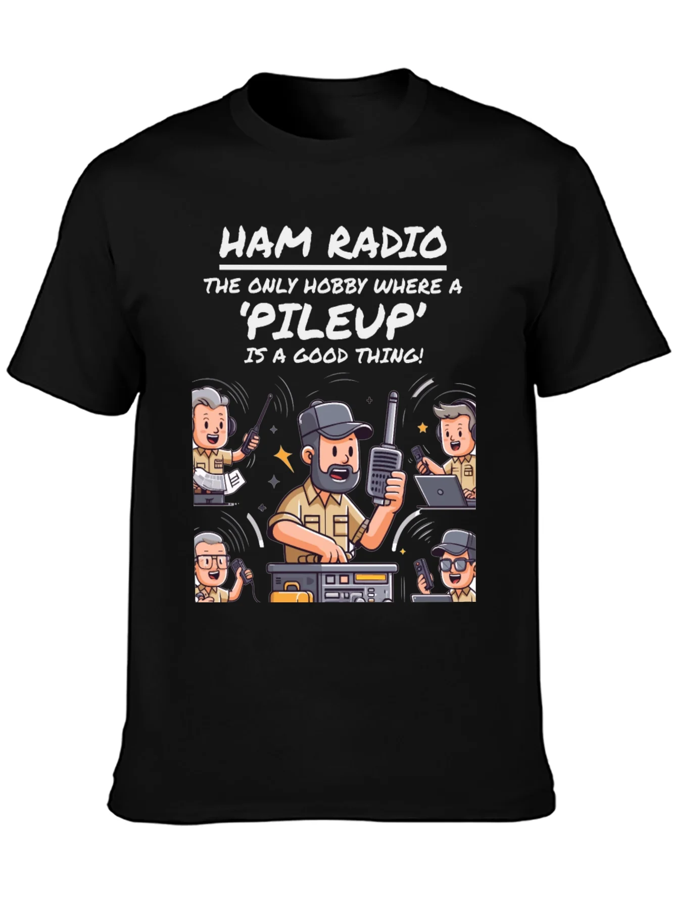 Ham Radio Pileup T-Shirt