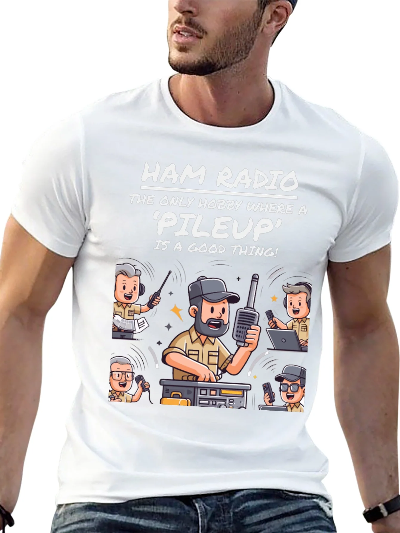Ham Radio Pileup T-Shirt
