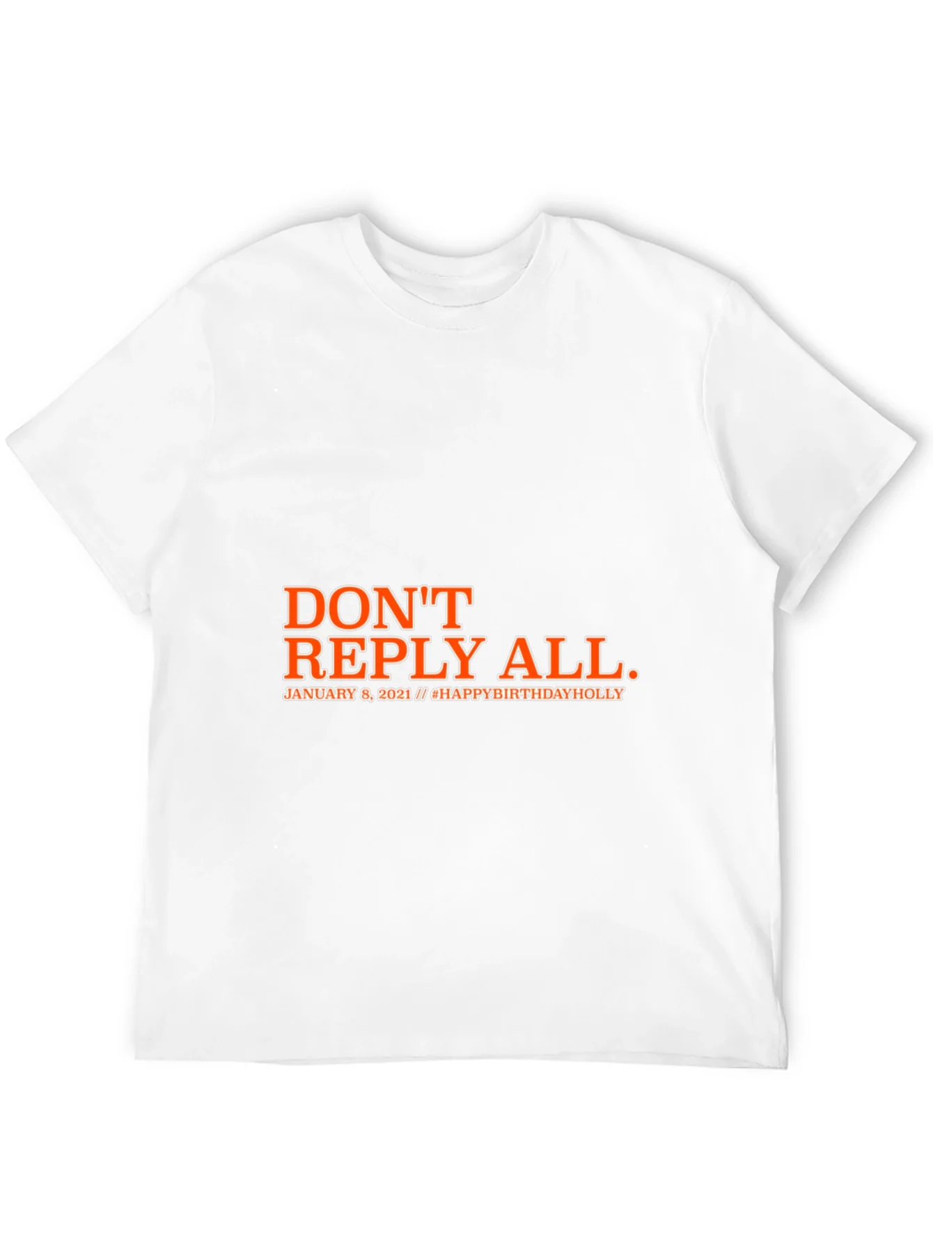 Dont Reply All Black Graphic T-Shirt