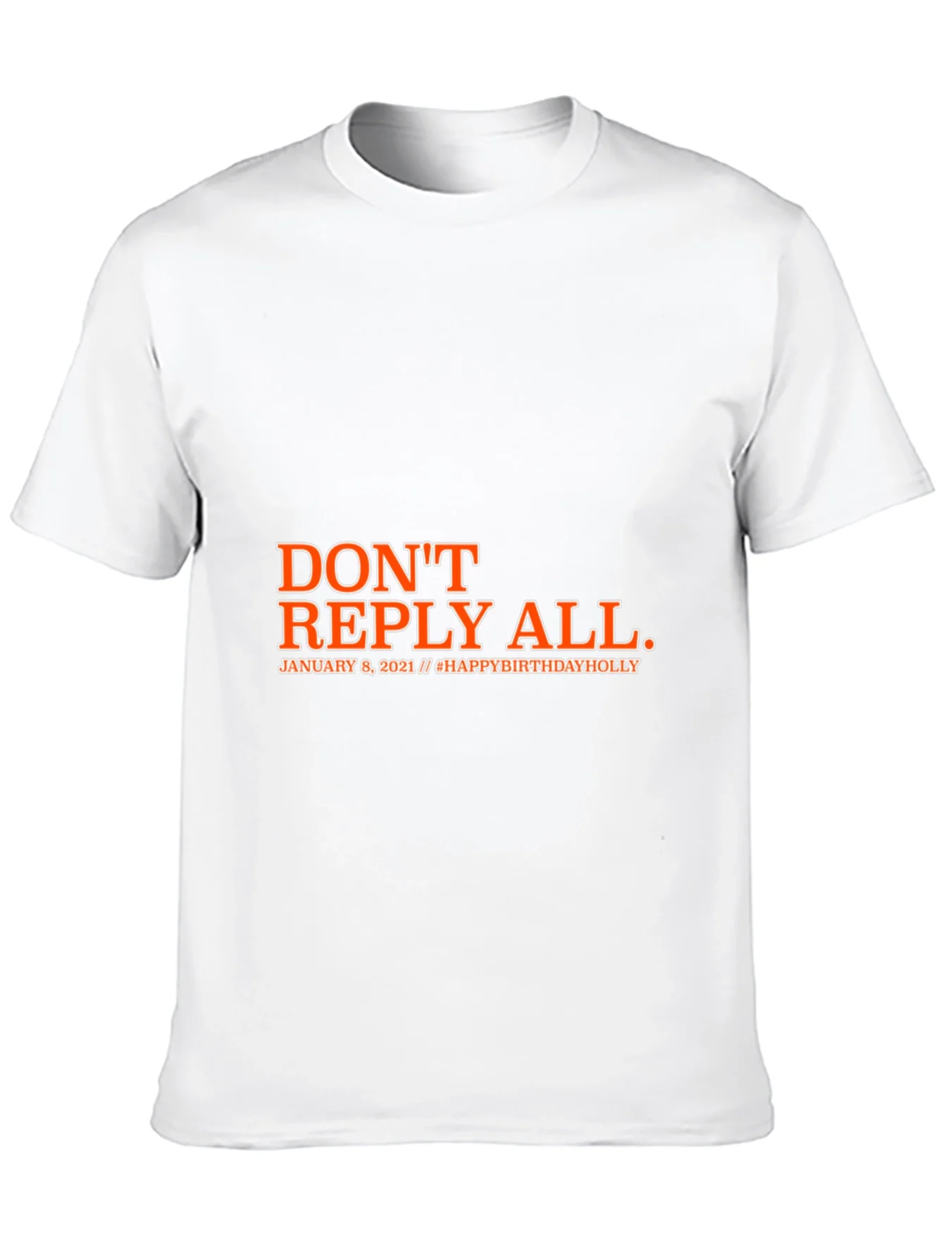 Dont Reply All Black Graphic T-Shirt
