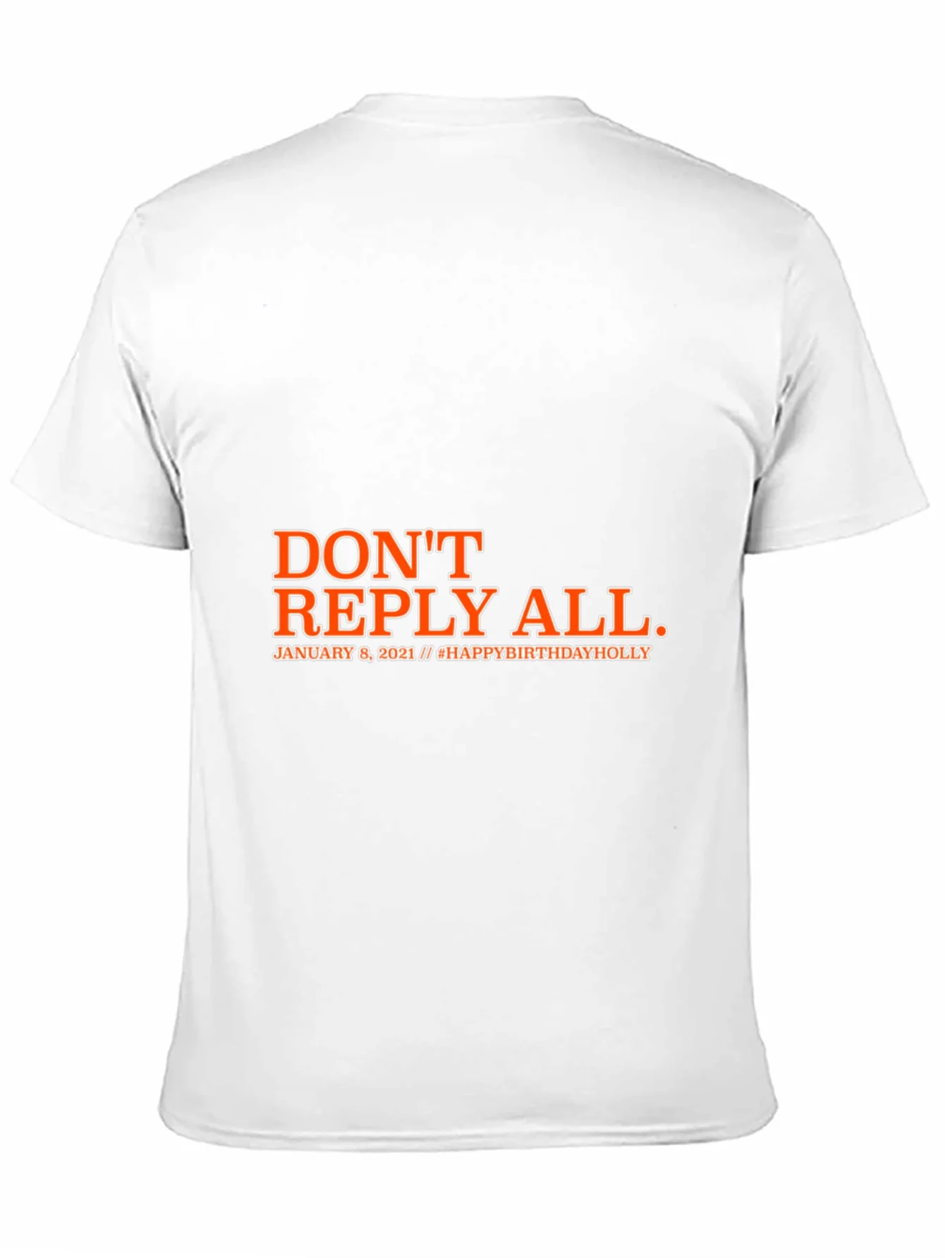 Dont Reply All Black Graphic T-Shirt