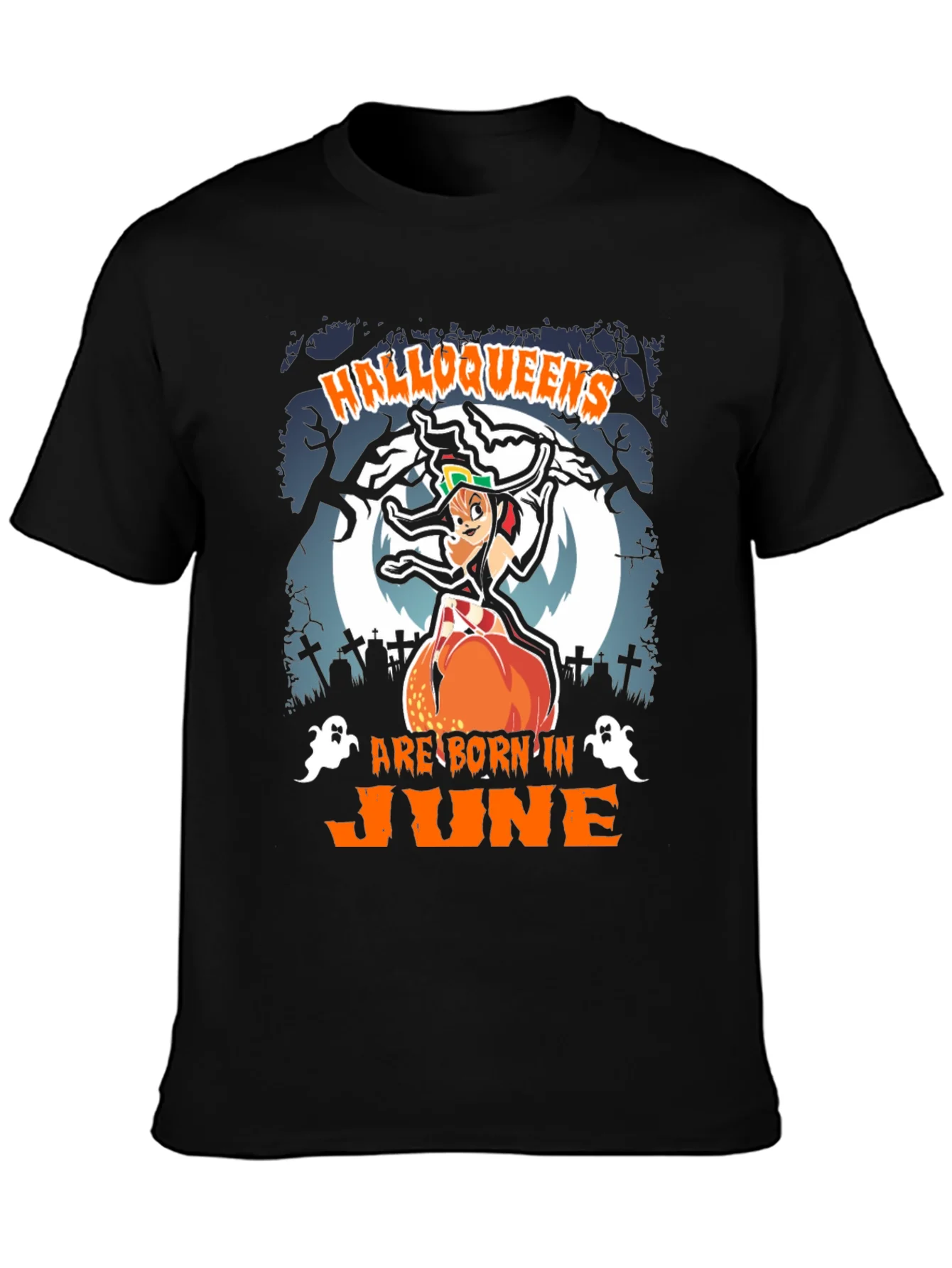 Halloqueens Born in June T-Shirt